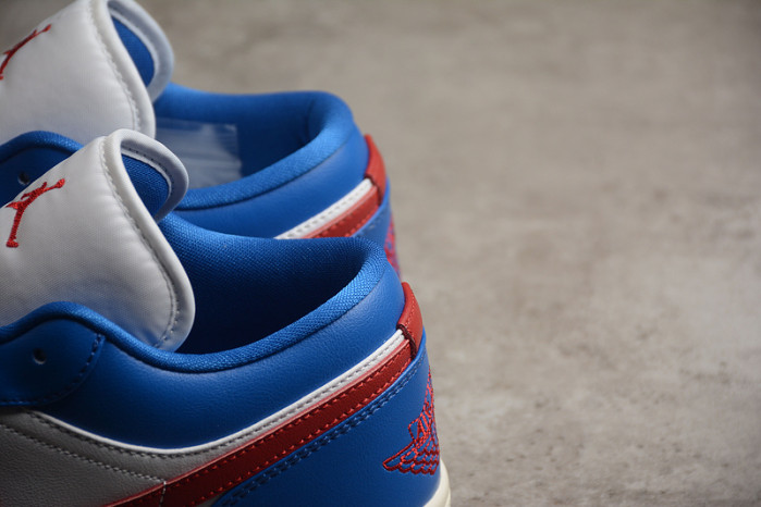 air jordan 1 low sport blue gym red dc0774-416
