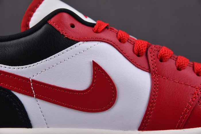 air jordan 1 low reverse black toe dc0774-160